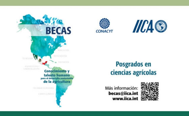 Programa de becas del IICA y el CONACYT de México