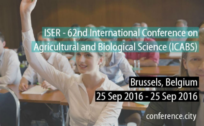 Conferencia internacional sobre ciencias agrarias y biológicas