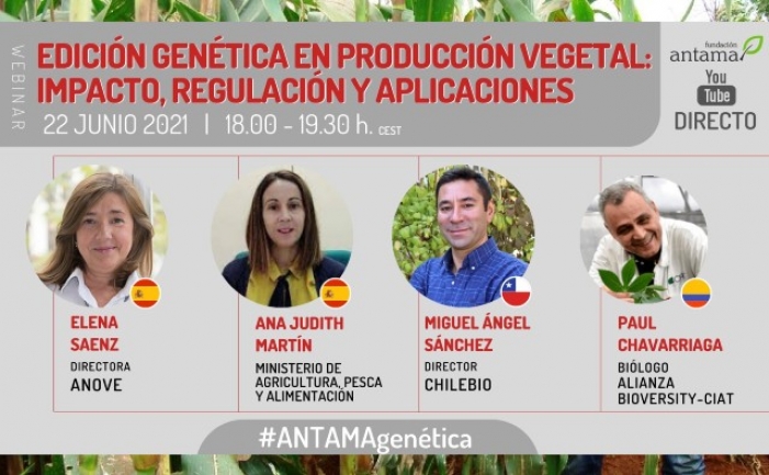 Webinar: Edición genética en producción vegetal: impacto, regulación y aplicaciones