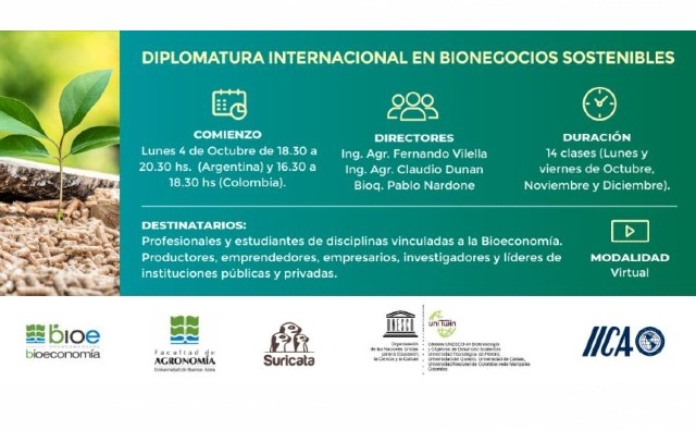 Diplomatura Internacional en Bionegocios Sostenibles