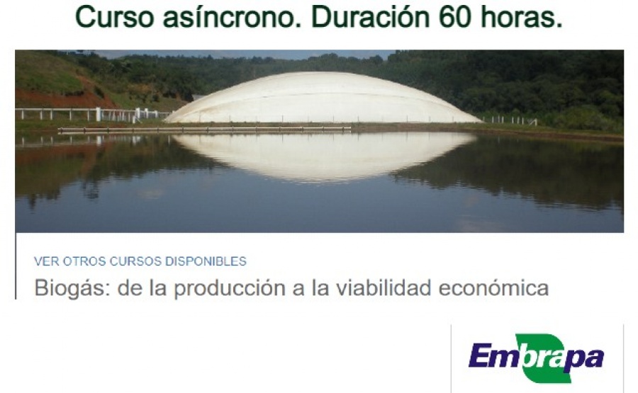 Curso: Biogás: de la producción a la viabilidad económica