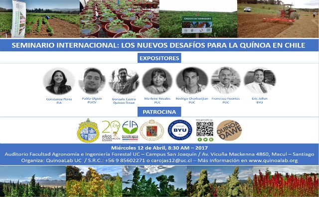 Seminario Internacional: Los nuevos desafíos para la quinua en Chile