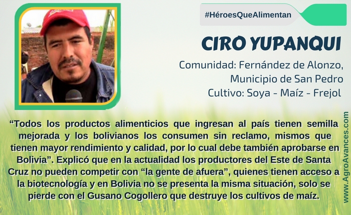 Ciro Yupanqui - Productor de Soya, maíz y frejol