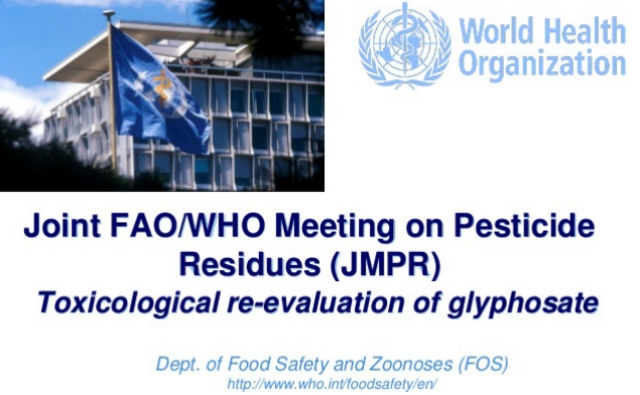La reunión de la FAO/OMS del Codex Alimentarius sugiere que el Grupo Activista de IARC sea restringido