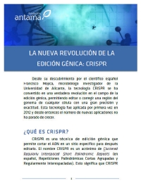 La nueva revolución de la edición génica: CRISPR