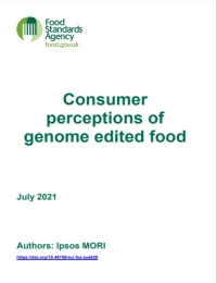 Percepciones de los consumidores sobre los alimentos editados genéticamente