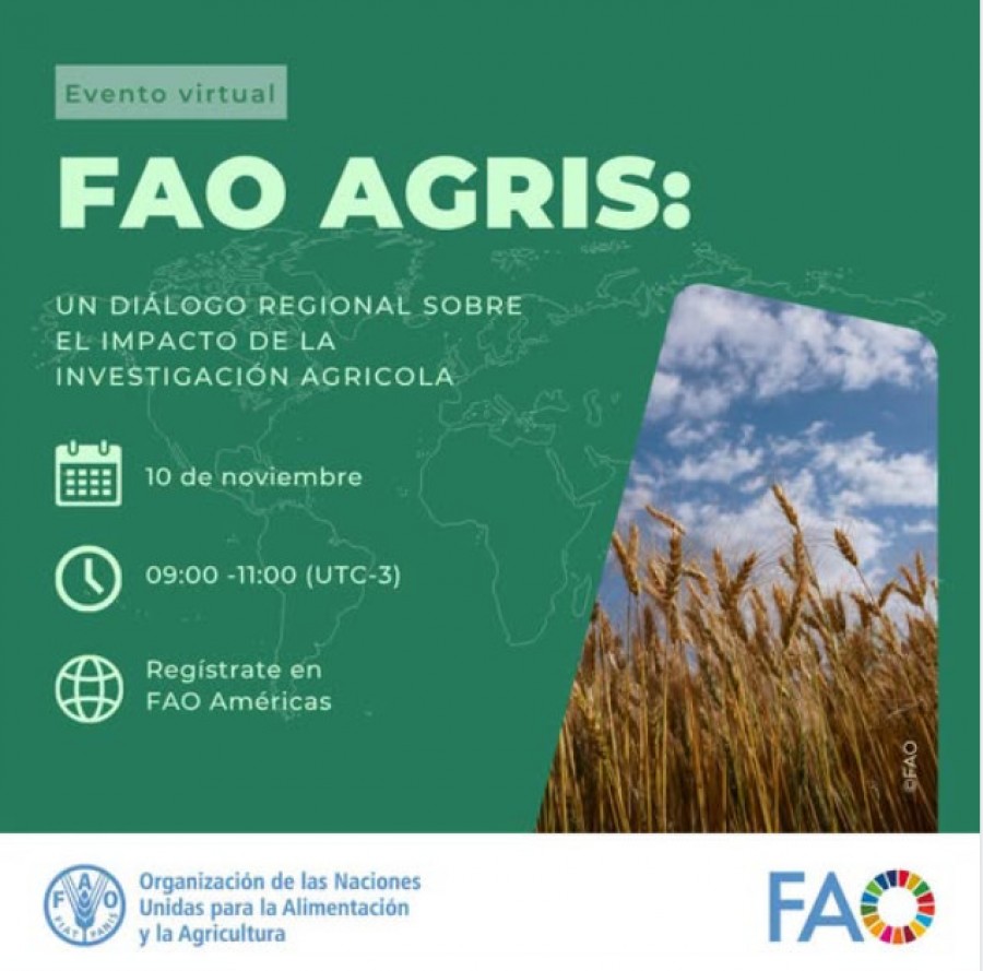 FAO AGRIS: UN DIÁLOGO REGIONAL SOBRE EL IMPACTO DE LA INVESTIGACIÓN AGRÍCOLA 
