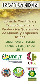 Jornada Científica y Tecnológica de la Producción Sostenible de Quinua y Especies Afines