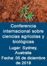 Conferencia internacional sobre ciencias agrícolas y biológicas