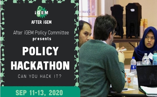 iGEM Global Policy Hackathon