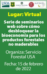 Serie de seminarios web sobre cómo desbloquear la bioeconomía para los productos forestales no maderables