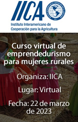  En el Día Internacional de la Mujer el IICA lanza curso virtual de emprendedurismo para mujeres rurales 