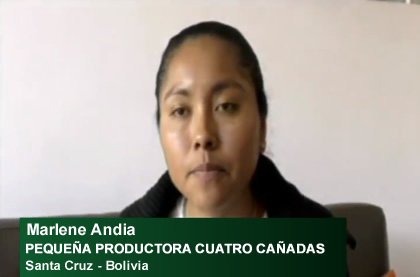 #HéroesQueAlimentan Marlene Andia - Productora de Cuatro Cañadas