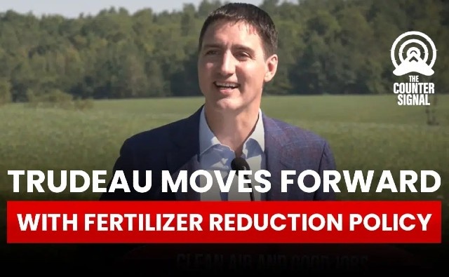Trudeau avanza con política climática de reducción de fertilizantes