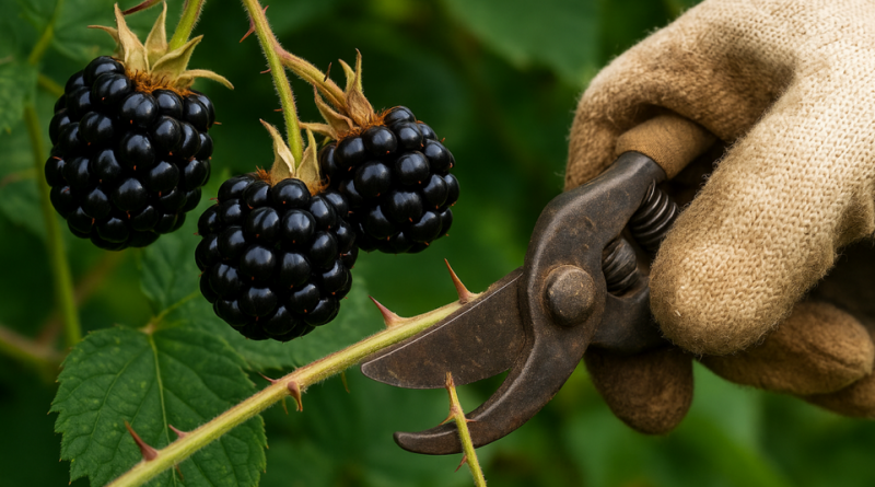 La ciencia está cada vez más cerca de lograr moras sin espinas