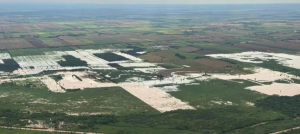 Riadas inundaron al menos 6.000 hectáreas de soya en el norte cruceño y el temor no cesa entre pequeños productores