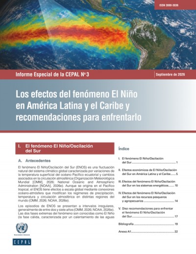 Los efectos del fenómeno El Niño en América Latina y el Caribe y recomendaciones para enfrentarlo 