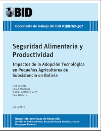 Impactos de la adopción tecnológica en pequeños agricultores de subsistencia en Bolivia