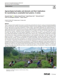 Principios y elementos agroecológicos y sus implicaciones para la transición a sistemas alimentarios sostenibles. Una revisión