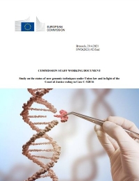 Estudio de la CE sobre nuevas técnicas genómicas