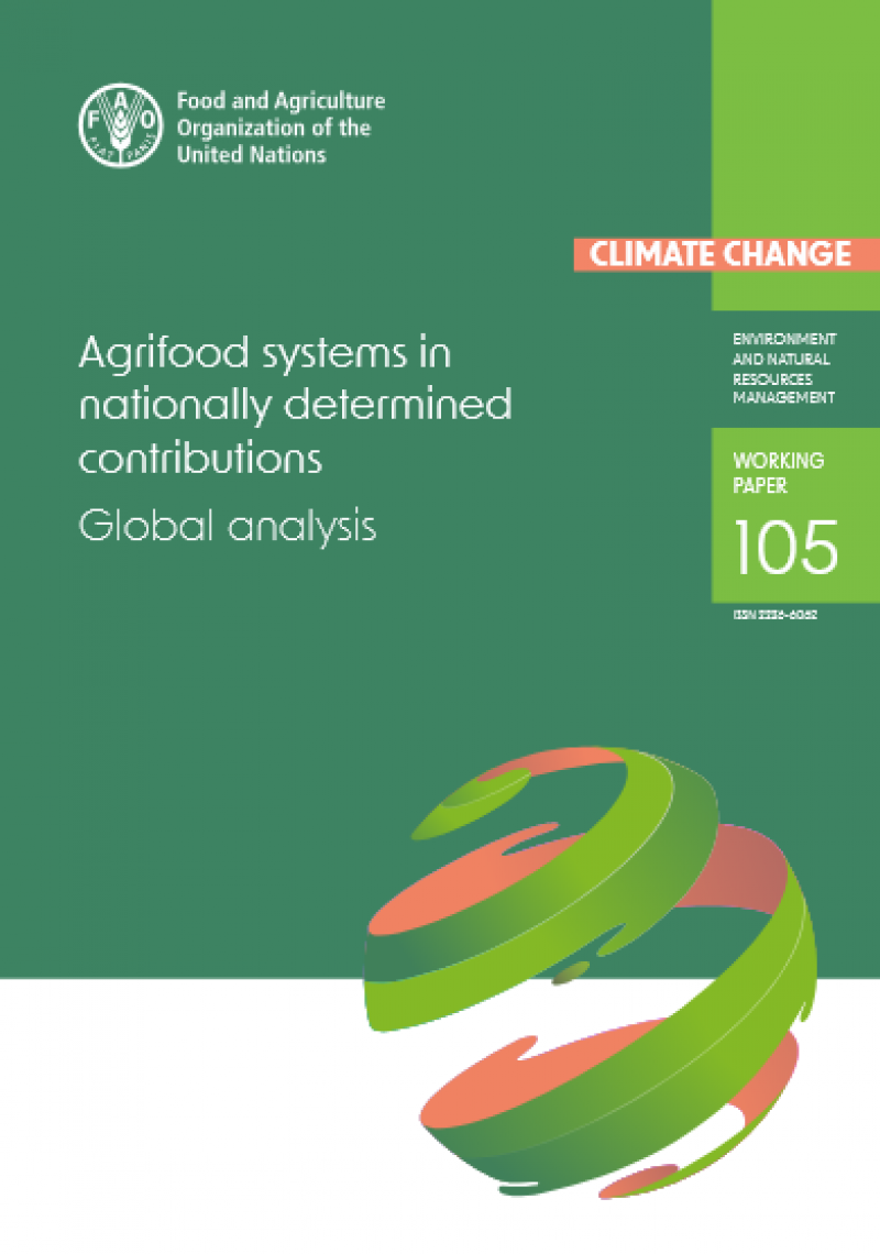 Sistemas agroalimentarios en las contribuciones determinadas a nivel nacional (Análisis global)